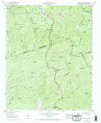 Download a high-resolution, GPS-compatible USGS topo map for Eastatoe Gap, SC (1970 edition)