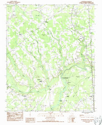 preview thumbnail of historical topo map of Florence County, SC in 1986