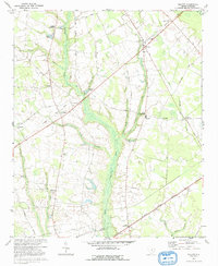 Download a high-resolution, GPS-compatible USGS topo map for Elliott, SC (1991 edition)
