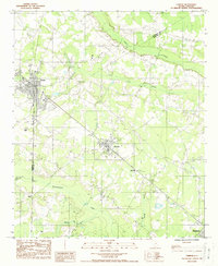 Download a high-resolution, GPS-compatible USGS topo map for Fairfax, SC (1988 edition)