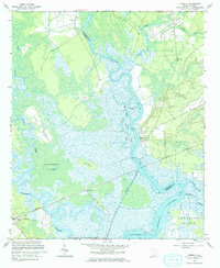 preview thumbnail of historical topo map of Colleton County, SC in 1960