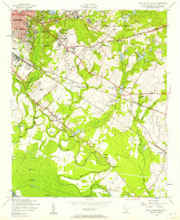 Download a high-resolution, GPS-compatible USGS topo map for Fort Jackson South, SC (1957 edition)