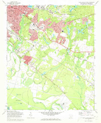 Download a high-resolution, GPS-compatible USGS topo map for Fort Jackson South, SC (1973 edition)