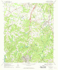 Download a high-resolution, GPS-compatible USGS topo map for Fort Mill, SC (1970 edition)