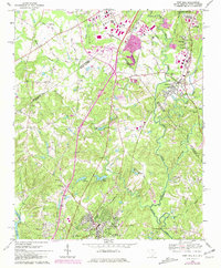 Download a high-resolution, GPS-compatible USGS topo map for Fort Mill, SC (1981 edition)