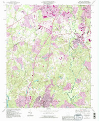 Download a high-resolution, GPS-compatible USGS topo map for Fort Mill, SC (1996 edition)