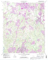 1993 Map of Fort Mill, 1996 Print