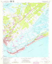 1959 Map of Fort Moultrie, 1980 Print