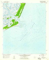 preview thumbnail of historical topo map of Beaufort County, SC in 1958
