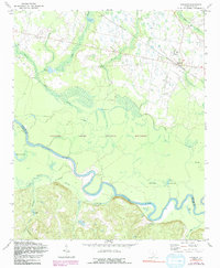 Download a high-resolution, GPS-compatible USGS topo map for Gadsden, SC (1991 edition)