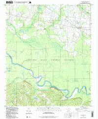 Download a high-resolution, GPS-compatible USGS topo map for Gadsden, SC (1999 edition)