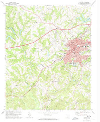 Download a high-resolution, GPS-compatible USGS topo map for Gaffney, SC (1974 edition)