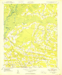 1950 Map of Aynor, SC