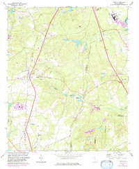 Download a high-resolution, GPS-compatible USGS topo map for Gaston, SC (1983 edition)
