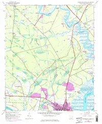 Download a high-resolution, GPS-compatible USGS topo map for Georgetown North, SC (1976 edition)