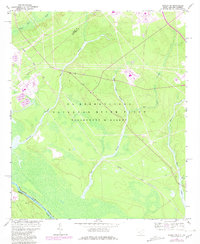 preview thumbnail of historical topo map of Barnwell County, SC in 1964