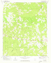 preview thumbnail of historical topo map of Greenwood County, SC in 1971