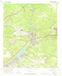 Download a high-resolution, GPS-compatible USGS topo map for Graniteville, SC (1971 edition)