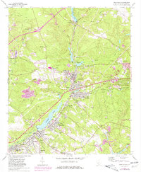 Download a high-resolution, GPS-compatible USGS topo map for Graniteville, SC (1981 edition)