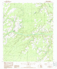 preview thumbnail of historical topo map of Jasper County, SC in 1988