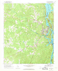 Download a high-resolution, GPS-compatible USGS topo map for Great Falls, SC (1971 edition)