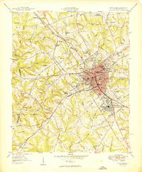 Download a high-resolution, GPS-compatible USGS topo map for Greenwood, SC (1949 edition)