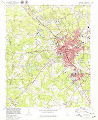 Download a high-resolution, GPS-compatible USGS topo map for Greenwood, SC (1979 edition)