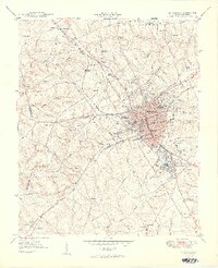 1949 Map of Greenwood