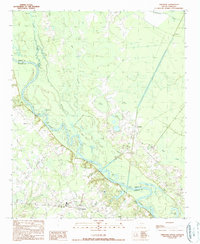Download a high-resolution, GPS-compatible USGS topo map for Gresham, SC (1990 edition)