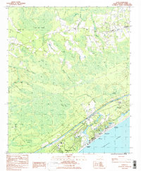 preview thumbnail of historical topo map of Horry County, SC in 1984