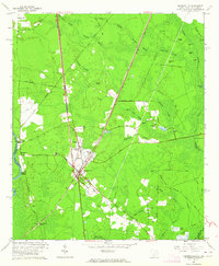 Download a high-resolution, GPS-compatible USGS topo map for Hardeeville, SC (1964 edition)