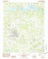 Download a high-resolution, GPS-compatible USGS topo map for Inman, SC (1983 edition)