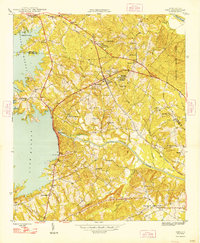 preview thumbnail of historical topo map of Irmo, SC in 1948