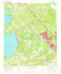 Download a high-resolution, GPS-compatible USGS topo map for Irmo, SC (1973 edition)