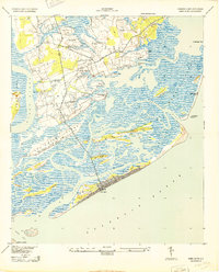 Download a high-resolution, GPS-compatible USGS topo map for James Island, SC (1943 edition)