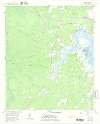 1958 Map of Jasper, 1979 Print