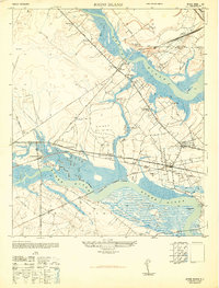 preview thumbnail of historical topo map of Charleston County, SC in 1948