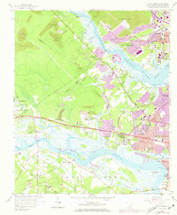 Download a high-resolution, GPS-compatible USGS topo map for Johns Island, SC (1973 edition)