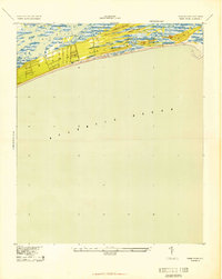 preview thumbnail of historical topo map of Kiawah Island, SC in 1943