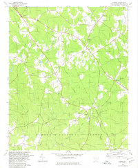 preview thumbnail of historical topo map of Greenwood County, SC in 1978