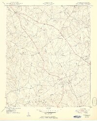 1908 Map of Kirksey, 1942 Print