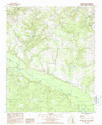 preview thumbnail of historical topo map of Aiken County, SC in 1988