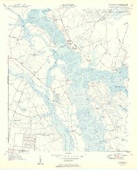 1950 Map of Kittredge