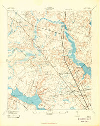 1943 Map of North Charleston, SC