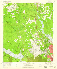 Download a high-resolution, GPS-compatible USGS topo map for Ladson, SC (1959 edition)