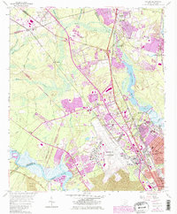 Download a high-resolution, GPS-compatible USGS topo map for Ladson, SC (1980 edition)