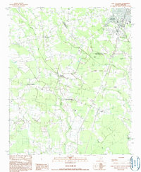 Download a high-resolution, GPS-compatible USGS topo map for Lake City West, SC (1990 edition)