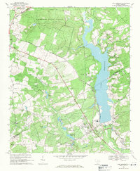 Download a high-resolution, GPS-compatible USGS topo map for Lake Robinson, SC (1971 edition)