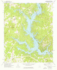 Download a high-resolution, GPS-compatible USGS topo map for Lake Wylie, SC (1976 edition)