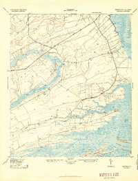 preview thumbnail of historical topo map of Charleston County, SC in 1943